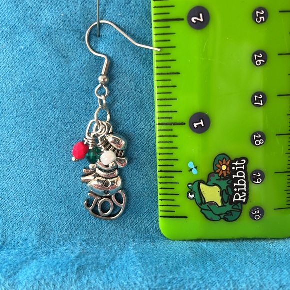 Handmade Christmas Earrings - Picture 3 of 3